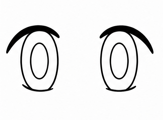 How to draw anime eyes — step 4