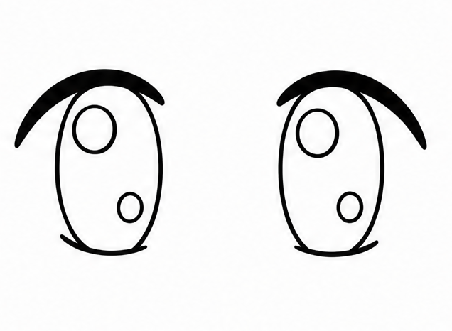 How to draw anime eyes — step 5