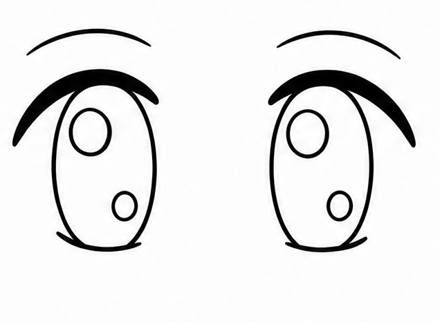 How to draw anime eyes — step 6