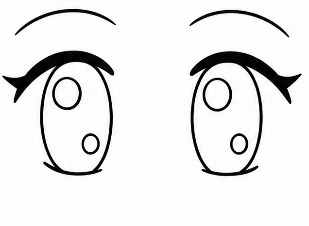 How to draw anime eyes — step 8