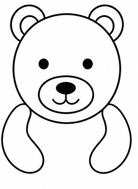 How to draw bear — step 6