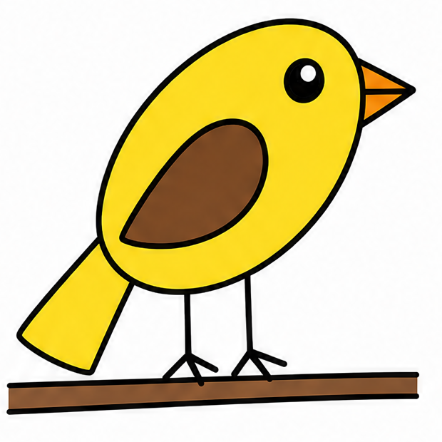 how to draw a bird drawing