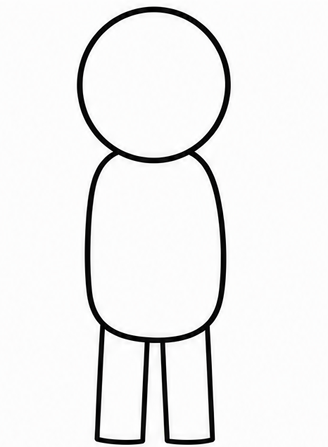 How to draw body — step 3