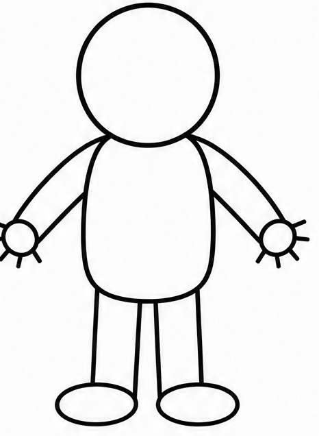 How to draw body — step 6