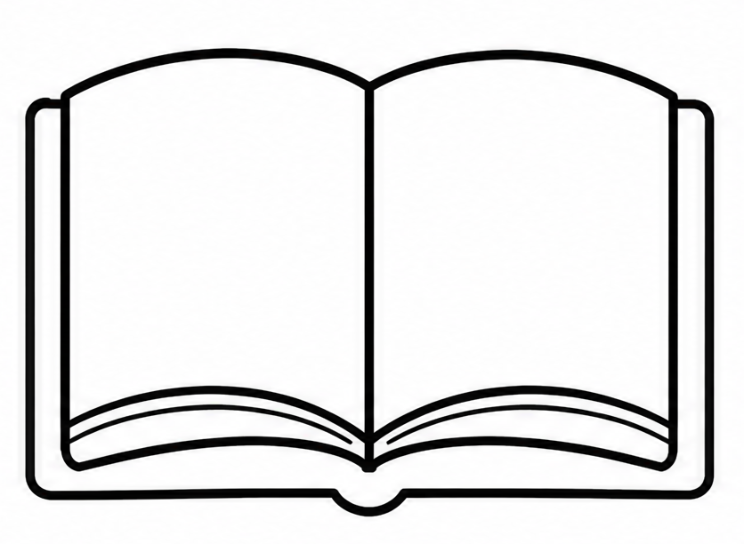 How to draw book — step 5