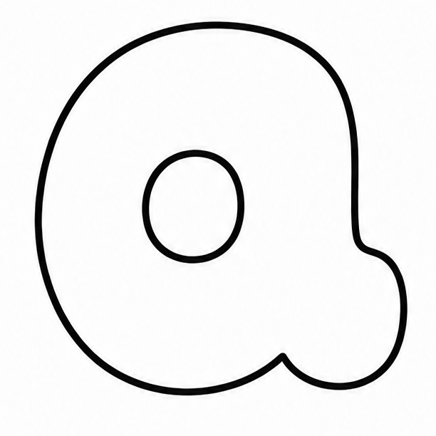 How to draw bubble letters — step 3