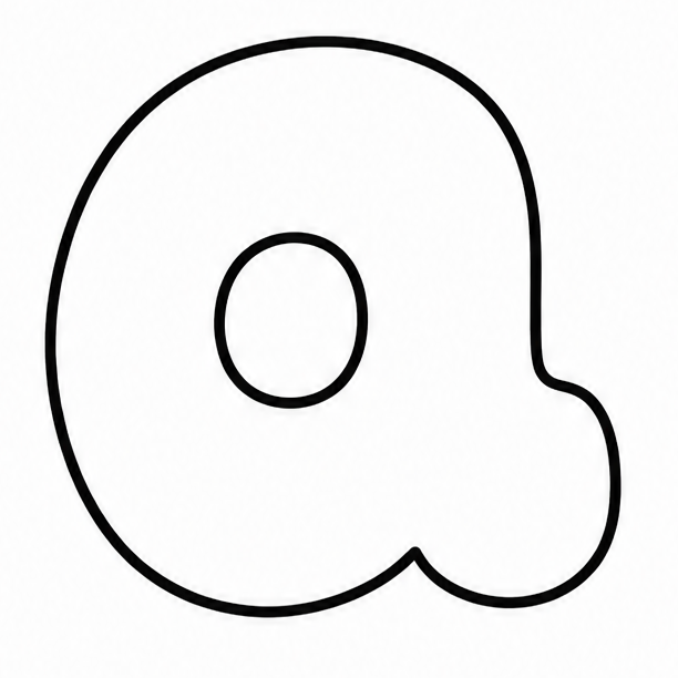 How to draw bubble letters — step 4