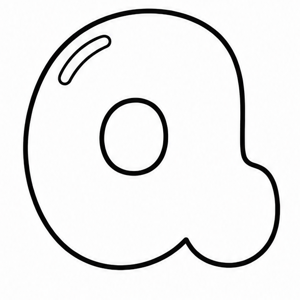How to draw bubble letters — step 5