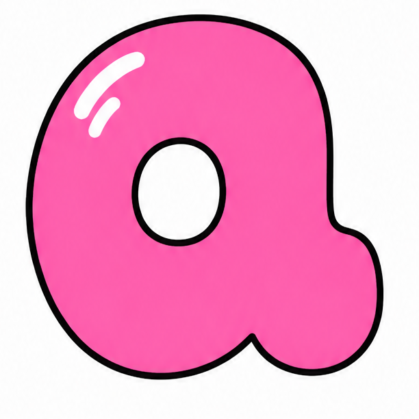 how to draw bubble letters finished drawing