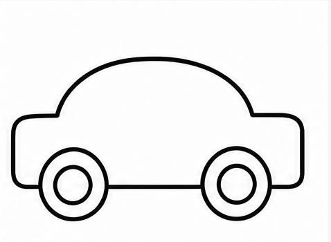 How to draw car — step 4