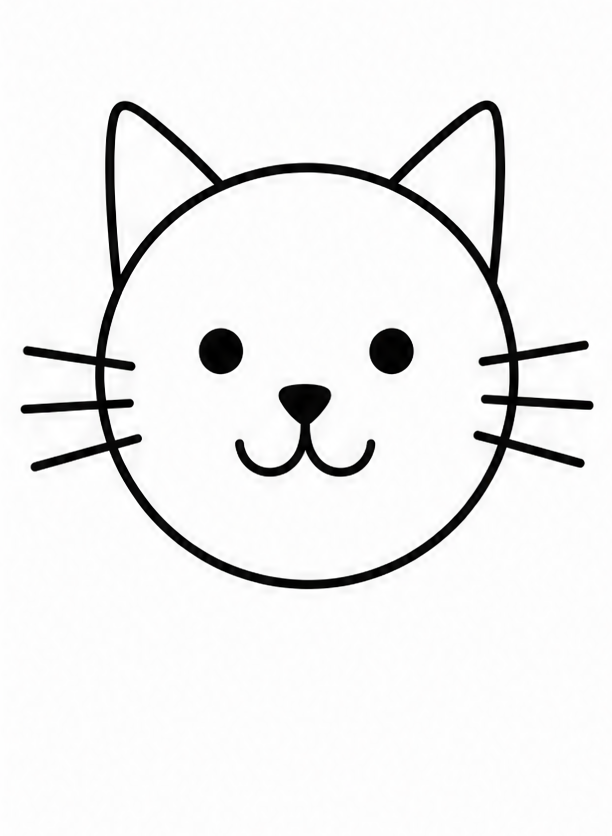 How to draw cat — step 4