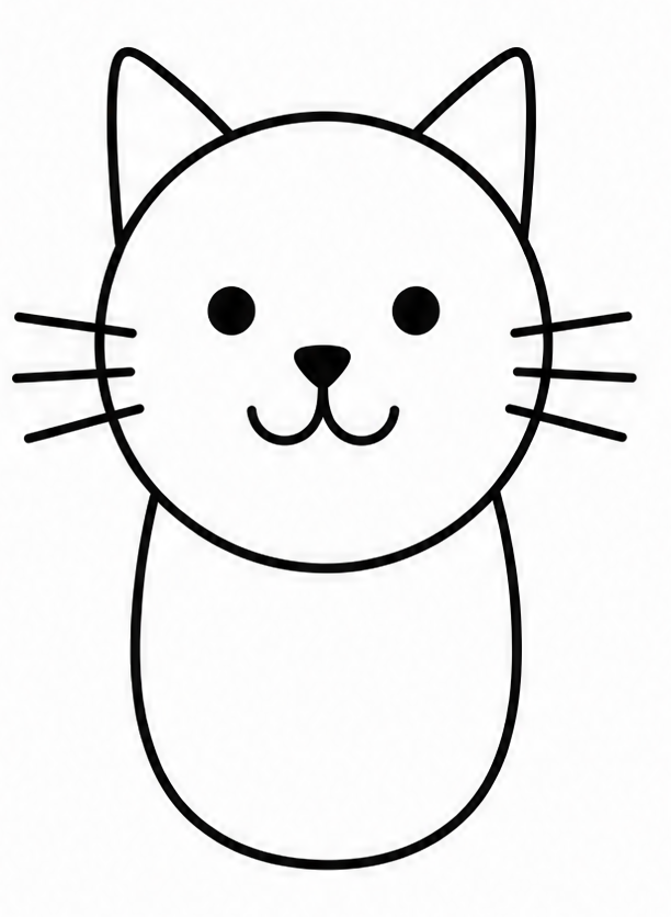 How to draw cat — step 5