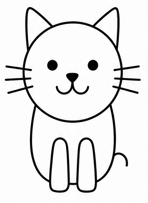 How to draw cat — step 7