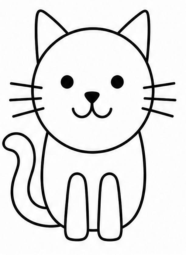 How to draw cat — step 8