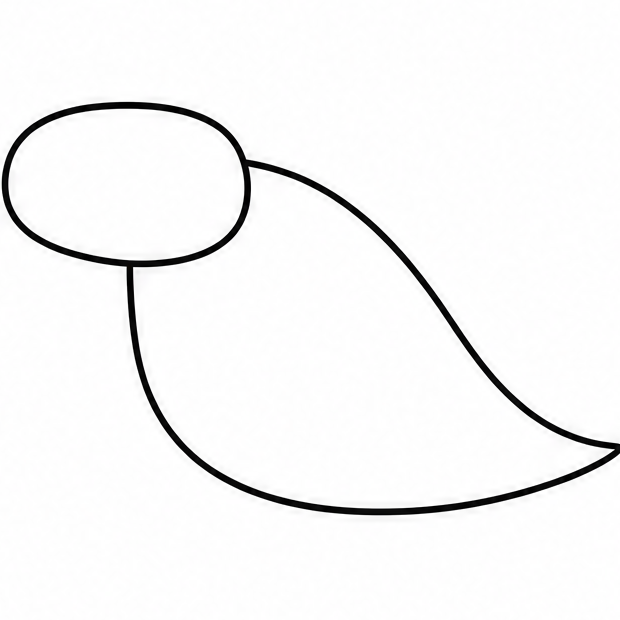 How to draw dinosaur — step 3