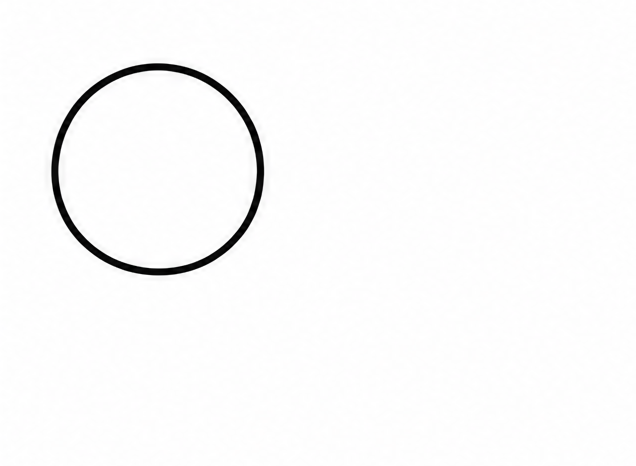 How to draw dog — step 1
