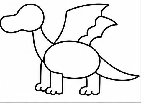 How to draw dragon — step 8