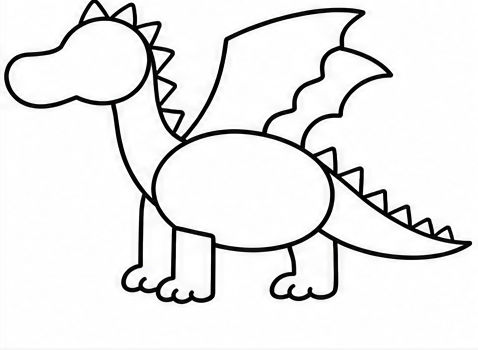How to draw dragon — step 9