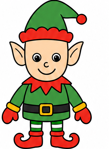 how to draw a elf drawing