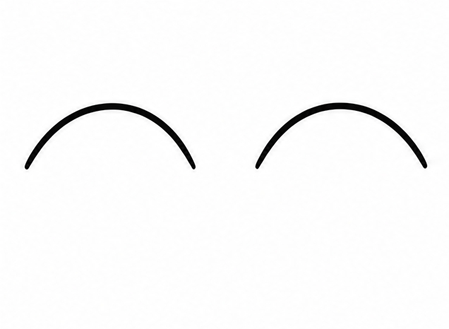 How to draw eyes — step 1