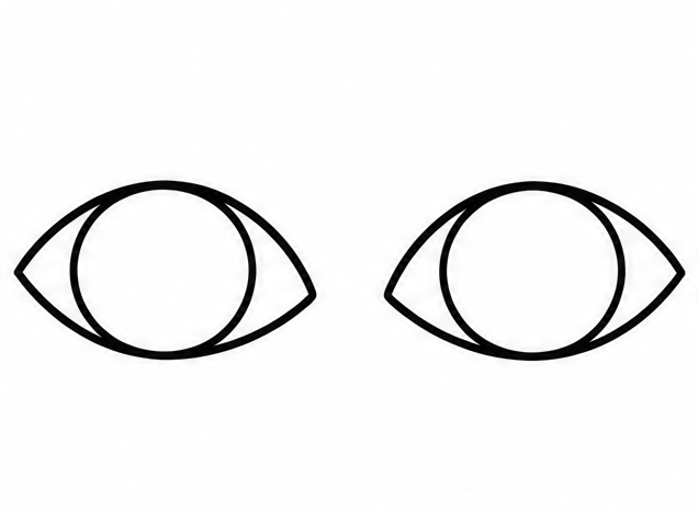 How to draw eyes — step 3