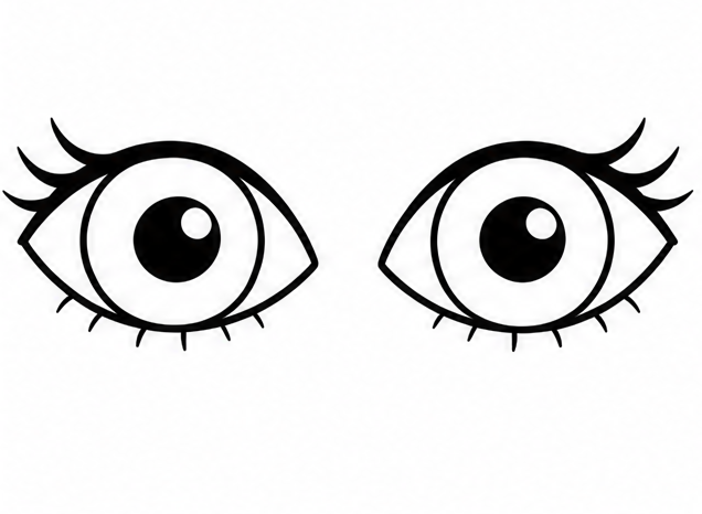 How to draw eyes — step 7