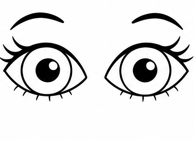 How to draw eyes — step 8