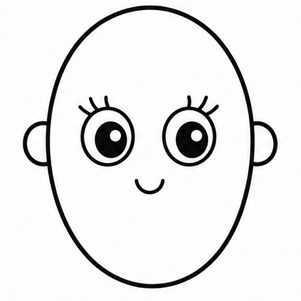 How to draw face — step 5