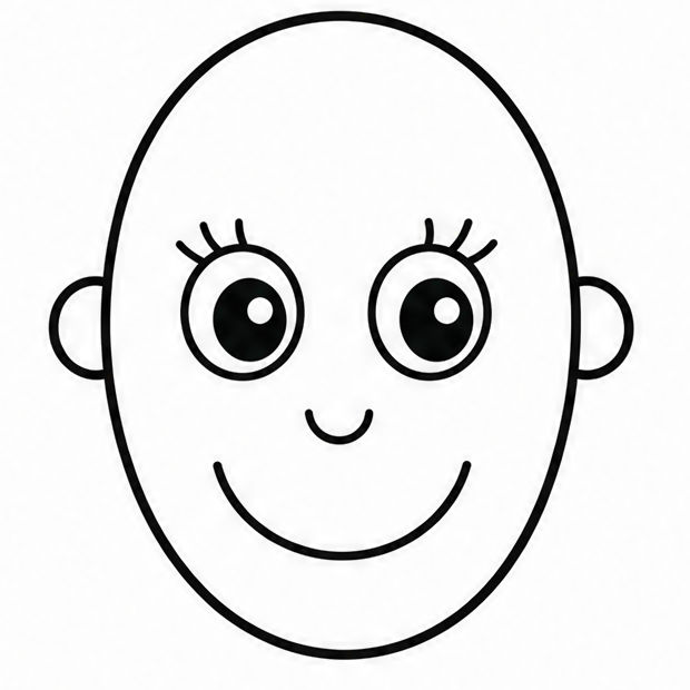 How to draw face — step 6