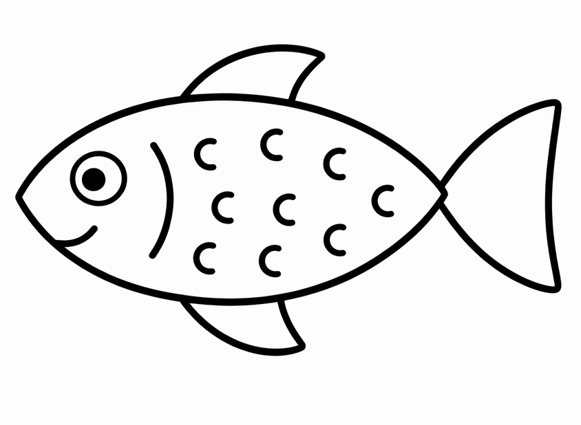 How to draw fish — step 5