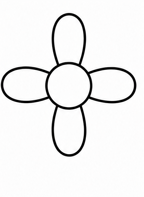 How to draw flower — step 3