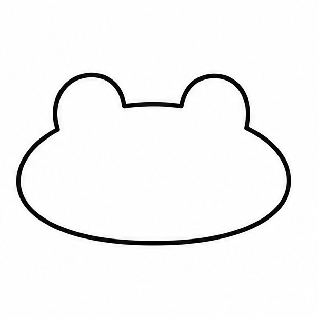 How to draw frog — step 3