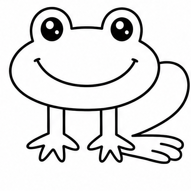 How to draw frog — step 8