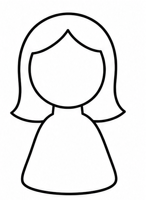 How to draw girl — step 3