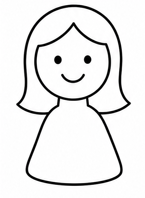 How to draw girl — step 4