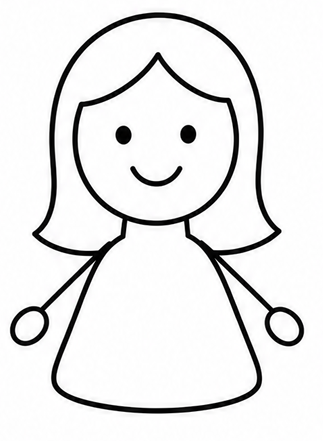 How to draw girl — step 5