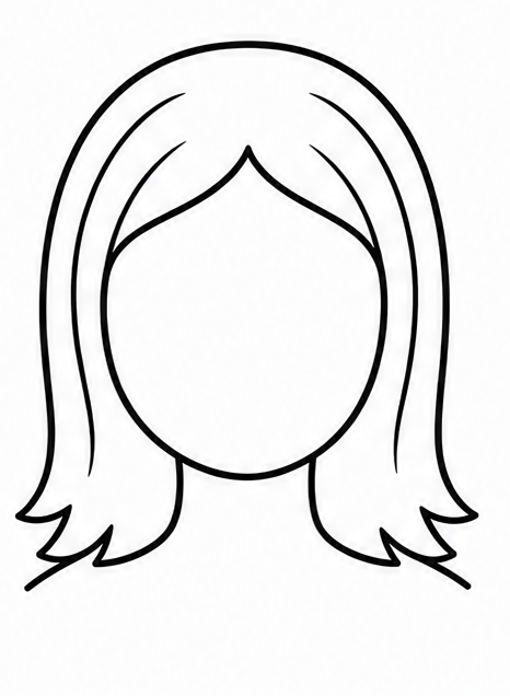 How to draw hair — step 8
