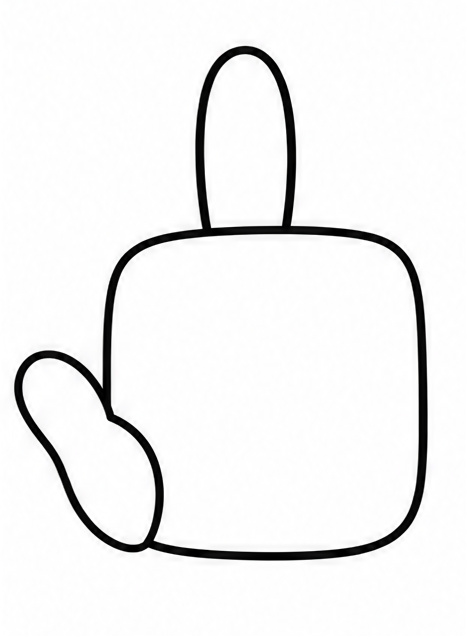 How to draw hands — step 4