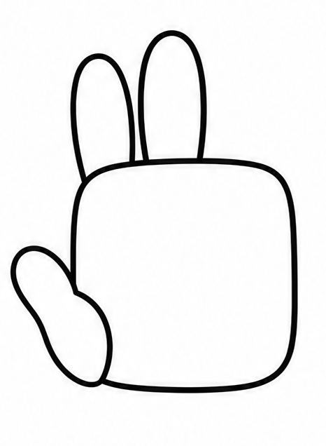 How to draw hands — step 5