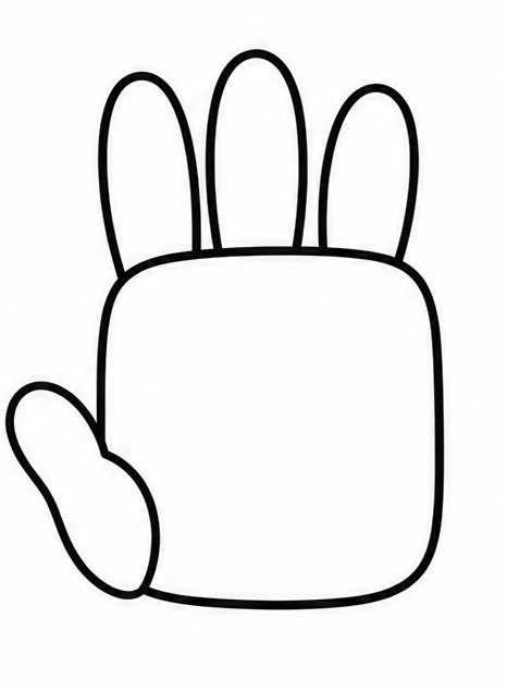 How to draw hands — step 6