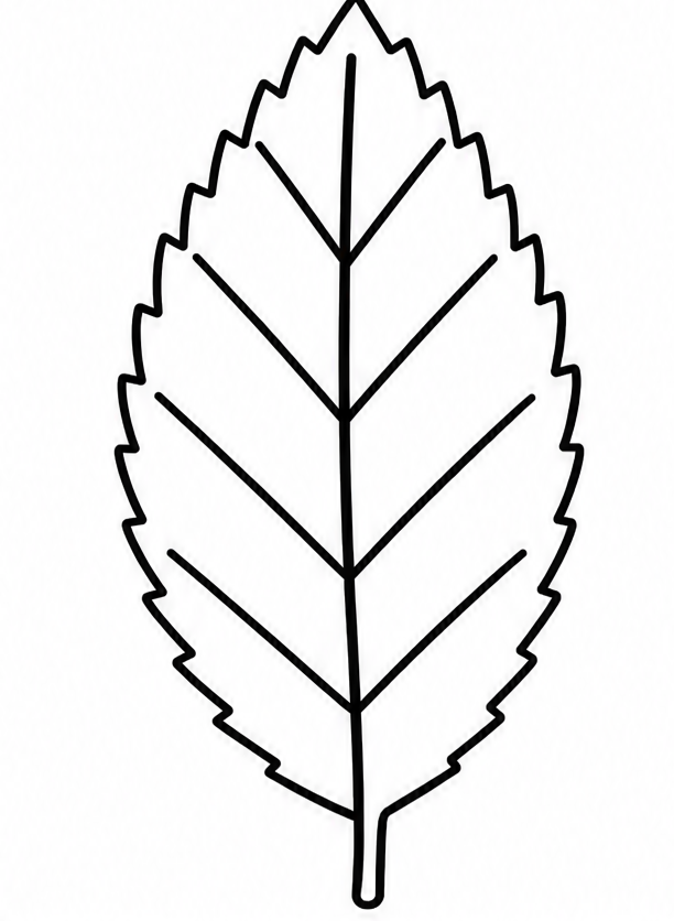 How to draw leaf — step 5