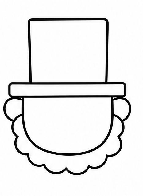 How to draw leprechaun — step 3