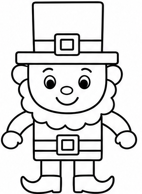 How to draw leprechaun — step 8