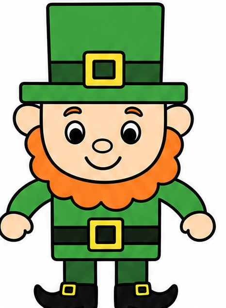 how to draw a leprechaun drawing
