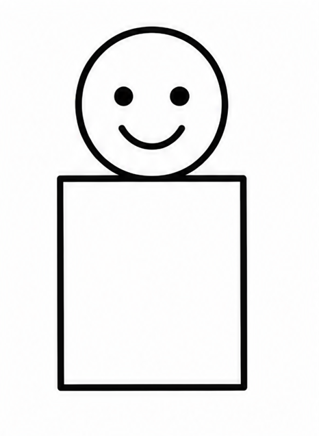 How to draw person — step 3