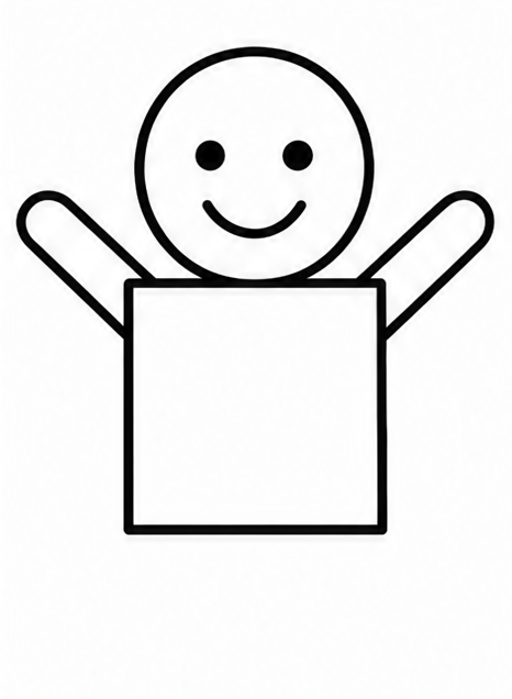 How to draw person — step 4