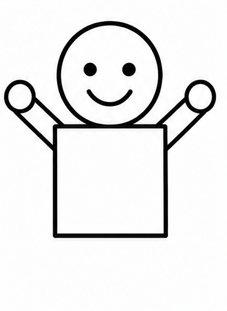How to draw person — step 5