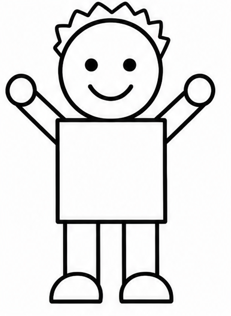 How to draw person — step 8
