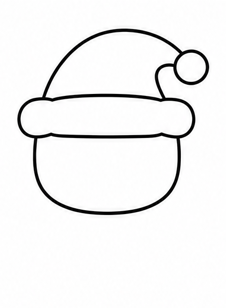 How to draw santa — step 2