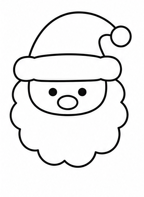 How to draw santa — step 4